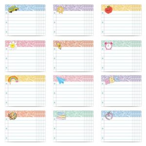 FOBSME 120Pcs Mini Composition Cutout Accent Classroom Bulletin Board Decor