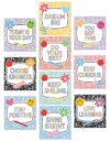 FOBSME 60 Pcs Positive Sayings Accents Composition Classroom Cutouts Decor