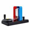 Focket Hand Crank Generator, Robust Metal Gears Impact Resisting Plastic Manual Generator Educational with Open Type Design for Physics Experiment Teaching Classroom Home