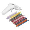 Focket Hot Melt Glue Gun, USB Fast Preheating Cordless Glue Gun Kit Mini Sticks Set with 30 Pcs for Art Craft Decoration (White)