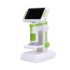 Focket Microscope for Kids, 100X to 1600X Zoom 4 Inch 1080P HD Digital Microscope, Handheld with 6 Adjustable LED Lights and Pre Prepared Slides for Kids 5 18 K 12 Education