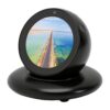 Fockety Smart AI Car Robot, Intelligent Electronic Pet Driving Companion wirh Sound Source Localization Music Playback, 360 Rotating Emotional Expression Robot for Vehicle Interior