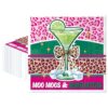 FodeMoraka Moo Moos and Margaritas Party Decorations - 50 Pcs Margarita Disposable Paper Cocktail Beverage Dinner Napkins Decor Cheetah Print Birthday Bachelorette Bridal Shower Ladies Night Supplies