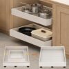 Fokyfok Pull Out Cabinet Organizer,Expandable 16"-21"W x 13"-17"D,Kitchen