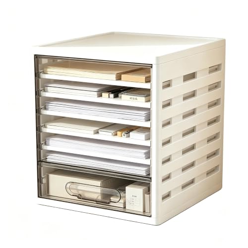 Foldable Dust-Proof Multi-Purpose Storage Organizer Box with 7 Removable Dividers, Customizable Compartment Storage Bin for Office Supplies, Shirts, Socks and Household Sundries