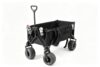 Folding Beach Wagon with Big Wheels, 440lbs Heavy Duty Collapsible Cart