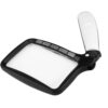 Folding Handheld Magnifying Glass with Five LED Lights for Elderly to Read and Newspapers