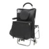 Folding Wheeled Portable Rolling Chair, Artist Trolley Cart for Painting and Drawing, Foldable Easel Cart with Seat for Outdoor Art, Shopping, Travel and Beach