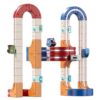 Foluu 151 PCS Floating Magnetic Train Track Blocks Set, Dual Track DIY Magnetic Race Railway Playset with 2 Trains, 3D Vertical Magnet Construction Toy, STEM Educational Gift for Boys Girls Ages 3-7
