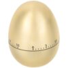 FOMIYES Creative Mechanical Egg Shape Timer Device for Cooking and Baking, Made of Abs and Iron, Time Management Tool with Manual Countdown for Home and Classroom Activities