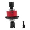 Fonowx 1/7 1/8 RC Car Differential Differential Gearbox Ara310990 Easy Installation Assembly High Performance Replacement 35+8T Gear, Red