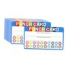 Fonowx 200 Pieces Reward Punch Cards Kids Behavior Cards Student Incentive Cards Classroom Paper Material Suitable for School, 45D