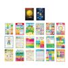 Fonowx 20 Pieces Educational Posters, Educational Learning Posters,Days Learning Chart Preschool Teaching Posters,for Kids
