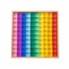 Fonowx Acrylic Building Blocks Translucent Stacking Cubes Sensory Educational Toy Acrylic Material Early Suitable for Preschoolers Sensory Activities Home Classroom Use, Clear, Cubes 100PCS
