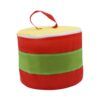 Fonowx Balance Block for Kids Stepping Balance Toy Obstacle Course Frog Jumping Game Rainbow Wheel Cloth Foam Sturdy Compact Portable Suitable, Without Hole