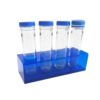 Fonowx Children Science Equipment Testing Tube Organizer Set Tube Holder Rack with Lids Clear Acrylic Build for Homeschooling Lessons Classroom Demonstrations STEM Activities Kids Experiments