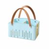 Fonowx Storage Basket Shower Organizer Tote Carrier With Handles Hollow Drainage Portable Design Large Capacity PP Suitable for Shared s Travel Gym Lockers Home Organization , Blue