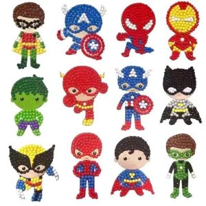 FONYANE Diamond Art Kits for Kids & Boys & Girls,Gem Stickers,Diamond Painting Kits,Arts & Crafts for Kids & Boys & Girls Ages 4-6-8-10-12 Birthday Party Gift Toy