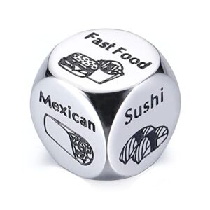 Food Decision Dice, Stocking Stuffers for Husband Wife