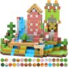 Forest Monster Magnetic Blocks - 200 PCS Pixel World Magnetic Building Blocks STEM Toy for Kids | Educational Construction Gift for Boys & Girls (Ages 3-12)