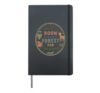 Forest Wildlife Conservation Nature Inclusion Message Hardcover Journal, Black