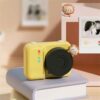 for N27R Kids Instant Print Camera, 3-inch Screen, WiFi, High-Definition Digital Camera, 48MP, Dual Lens, Thermal Photo Paper (Yellow)