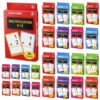 ForraFun 1296 pcs 36 Set Multiplication Flash Cards for 3rd 4th 5th Grade, All Facts 0-12 Times Tables with Visual Aids & Mastered Review Sorting for Homeschool Classroom Supplies