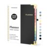 Forvencer Academic Planner 2026-2027, July 2026-June 2027 Weekly & Monthly Hardcover Calendar Planner, 6" X 8", Daily Agenda Book, School Office Notebook College Teacher Student Organizer A5, Black
