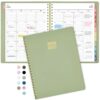 Forvencer Planner 2026-2027, Academic Planner Weekly & Monthly, Vegan Leather Cover Calendar Planner, July 2026 - June 2027, 8.5" x 11", Daily Agenda with Tabs, Student Teacher Planning Organizer