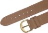 For Watch Band Flat Leather 18mm,20mm L.Brown (Tan) ( A1 Quality)