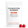 Foundation Gummies, Urolithin A Supplement Gummies for Women & Men, Strawberry Flavored, 60 Count