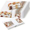 Fourluoo 50 Pack Fall Pumpkin Pocket Tissues Individual Packs Bulk Autumn Flower 3 Ply Wallet Travel Facial Tissues for Fall Wedding Party Supplies