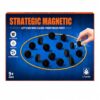 Fouwoqi Magnet Game with String, 20 Full-Size Magnetic Stones & 3 Ropes, Portable Magnetic Chess Strategy Game for Family Game Night, Party, Travel, Camping, Kids, Teens & Adults