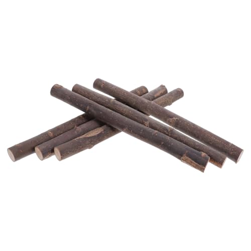 FOYTOKI 6pcs Birch Wood Sticks for Crafts 12inch Decorative Tree Twigs Rustic Wood Rods Resistant to Breakage and Peeling Maintain Original Texture for School Projects and Home Decor