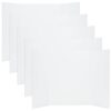 FOYTOKI Trifold Poster Board for School Projects with Foldable Construction 5pcs 24x16 Inches White Corrugated Paper Display Board and Smooth Surface and Community Display Events