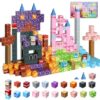 FQOIUD Magnetic Building Blocks 150PCS, STEM Toys Educational Magnet Cubes, Learning Sensory Toys for Kids Ages 3-15, Birthday Gifts for Boys & Girls