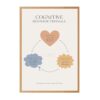 Framed Canvas Wall Art Cognitive Behavior Triangle Art Print Poster Minimalist Aesthetic Motivational Paintings Pictures Wall Decor for Office Bedroom Living Room Dorm Aesthetic (Framed,16W X24L)
