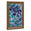 Framed Feeling Good Retro Woman Poster Canvas Print Art Vintage Funky Contemporary Wall Art Painting Pictures Art Print Trendy Home Decor for Living Room Bedroom (vintage frame,12" LX18 W)