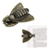 Framendino, Moth Bookmark Book Binder Clips Vintage Page Holders for Office