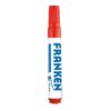 Franken Flipchart Marker. Type: Pigment Ink. Tip Type: Chisel Tip Barrel Barrel. Material: Plastic. Mm. Colour: White. Stroke Width 2-6 Pack Of 1 Red