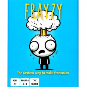 Frayzy Card Game – Fast-Paced Rummy-Style Family Card Game for Kids, Teens & Adults | Ages 7+ | 2–4 Players | Wild Cards and Action Cards | Quick Party & Game Night Fun