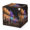 French Quarter Night Scene Magic Cube,The Original 3x3 Cube,Speed Cube Problem-Solving Brain Teaser,Easy Turning Sensory Puzzle Toy,Sensory Stress Relief Form Fidget Toys