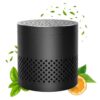 Fresh Core Fridge Deodorizer Odor Eliminator – Reusable Refrigerator Freshener, 10-Year Catalytic Air Purifier for Freezer Closet(Black)