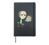 Friday 12th Funny Halloween Horror Movie Humor Hardcover Journal, Black