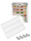 Fridge Grid Shelf，Freezer Divider,Rack Organizer for Display Cabinets