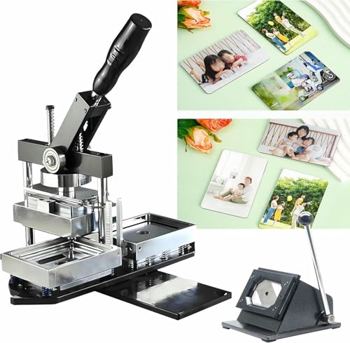 Fridge Magnet Machine Heavy Duty Rectangular Photo Magnet Maker Machine And Fridge Sticker Making Machine With 100Pcs Materials And Paper Cutter For Diy Refrigerator,Machine-9,Machine-90*65cm