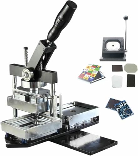 Fridge Magnet Machine Pro Badge Machine Button Maker Heavy Duty Metal Fridge Photo Magnet Press And Refrigerator Sticker Making Machine,For Diy Crafts On Refrigerat,Machine-80,Machine-90*65cm