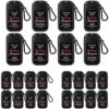 Frienda 24 Pcs Mini Hand Sanitizer Spray Bulk with Keychain Scented Hydrating Hand Sanitizer Spray Travel Size 1 Fl. oz for Travel Backpack Thank You Gifts for Employee Teacher(Black,Thank You 2)