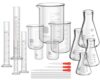 Frienda 50/100/250/500/1000ml Glass Beaker Set, 3.3 Borosilicate Low Form Griffin Lab Glassware Include Graduated Cylinder, Beaker, Dropper, Stirring Rod, Measuring Cups for Lab Chemistry (20 Pcs)