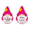 Friend Friendship Gifts for Women - Back to School Gifts for Students Funny Crochet Gnome Gifts for Bestfriend Best Friend Friends Female Work Bestie BFF Girls Birthday Friendsgiving Christmas